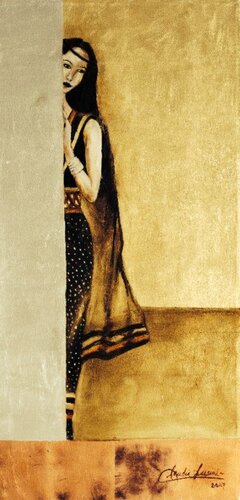 Espiando by Claudia Lucini, Painting for Sale on Singulart
