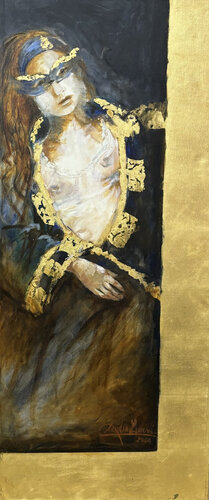 Carnaval de Venecia 2 van Claudia Lucini, Schilderij te koop op Singulart