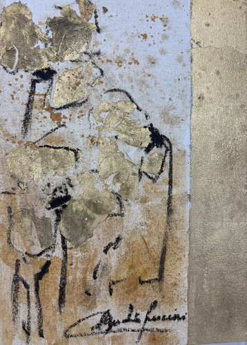 Amapolas de oro von Claudia Lucini, Malerei kaufen auf Singulart