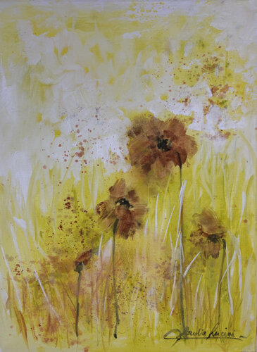 Amapolas de Verano 2 di Claudia Lucini, Pittura in vendita su Singulart