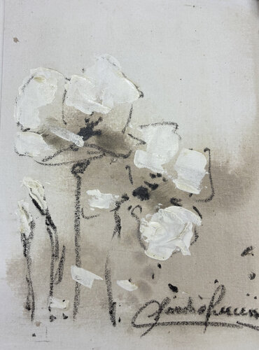 Azucenas Blancas by Claudia Lucini, Painting for Sale on Singulart