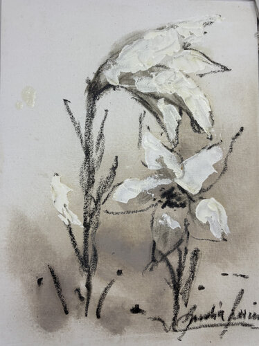 Azucenas Blancas di Claudia Lucini, Pittura in vendita su Singulart