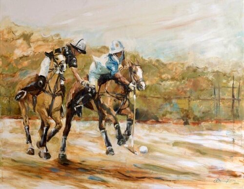 Gol de Oro van Claudia Lucini, Schilderij te koop op Singulart