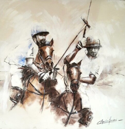 Polo Pasión von Claudia Lucini, Malerei kaufen auf Singulart