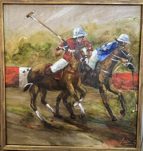 Polo 1 von Claudia Lucini, Malerei kaufen auf Singulart