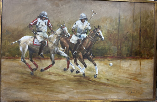 Torneo de Polo von Claudia Lucini, Malerei kaufen auf Singulart