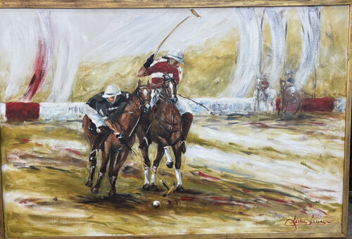 Final de Polo von Claudia Lucini, Malerei kaufen auf Singulart
