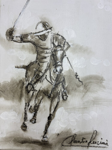Polo 1 von Claudia Lucini, Malerei kaufen auf Singulart