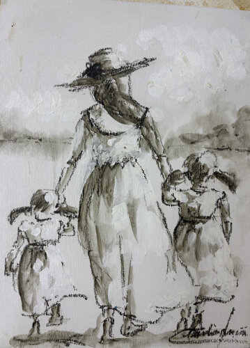 Hijas del Mar de Claudia Lucini, Pintura a la venta en Singulart