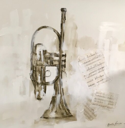 Amadeus Trompeta par Claudia Lucini, Peinture en vente sur Singulart