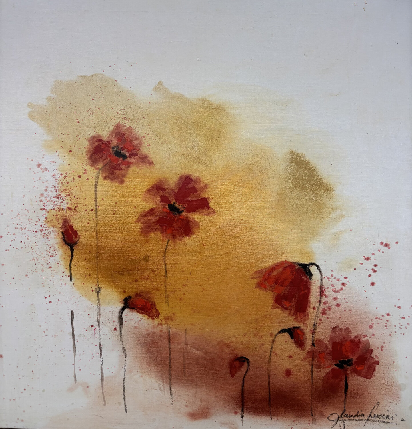 Amapolas Sutiles 1 Claudia Lucini