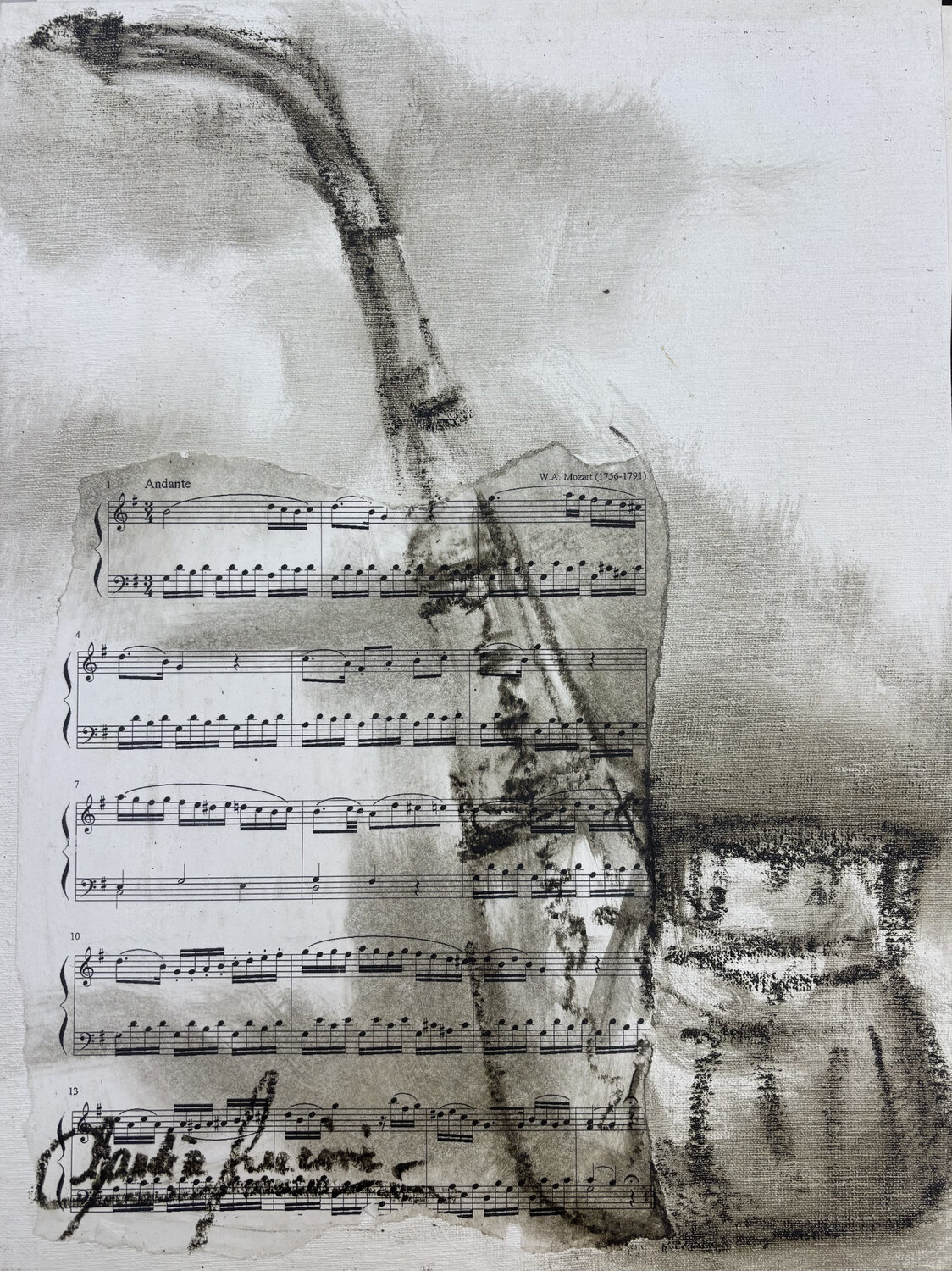 Amadeus chico Claudia Lucini Original painting for sale