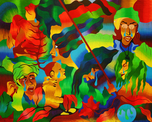 Das Leid des afghanischen Volkes Said Tiraei