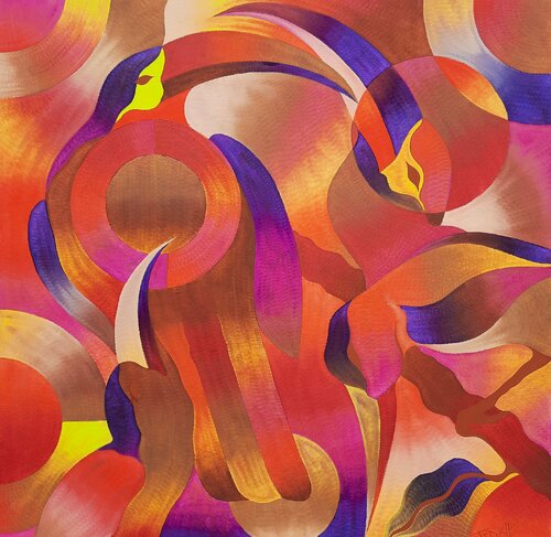 Vogelwelt 3 di Said Tiraei, Pittura in vendita su Singulart