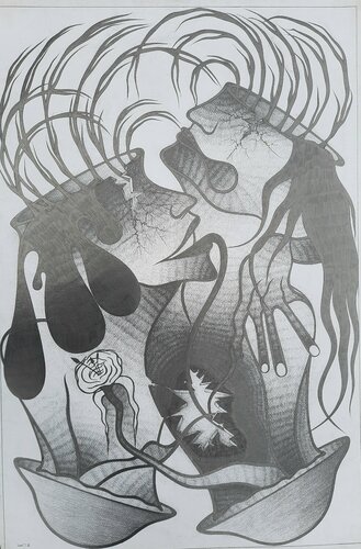 Liebe ohne Grenzen by Said Tiraei, Drawing for Sale on Singulart
