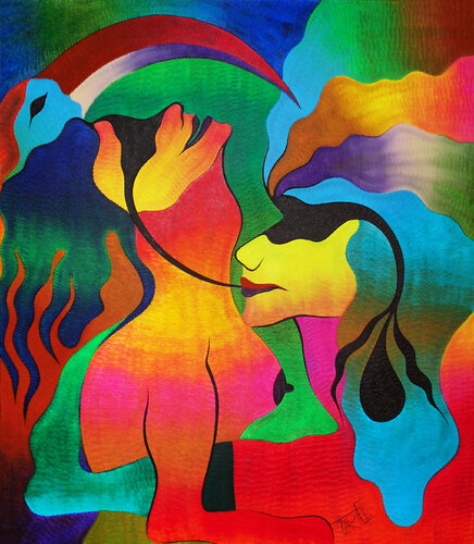 Erotik van Said Tiraei, Schilderij te koop op Singulart