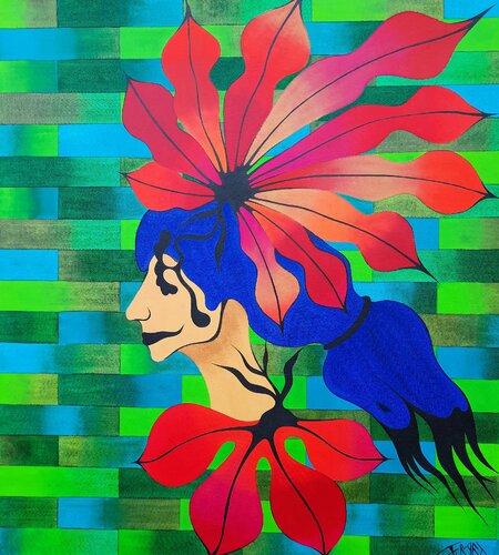 Entstehung von Kreativität van Said Tiraei, Schilderij te koop op Singulart