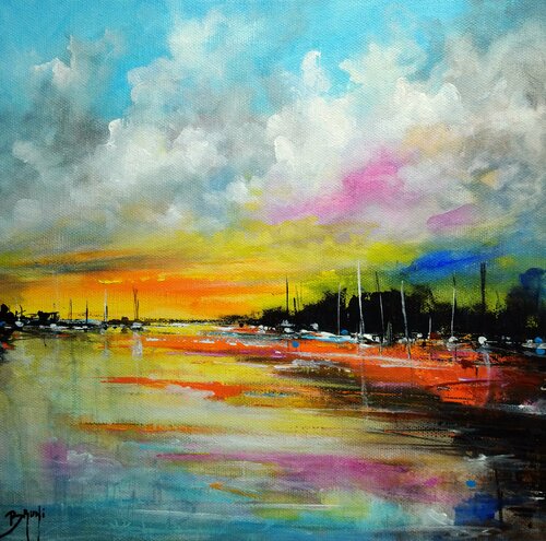 A l'aube par Eric Bruni, Peinture en vente sur Singulart