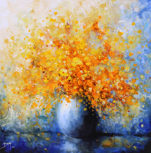 Bouquet Melody van Eric Bruni, Schilderij te koop op Singulart