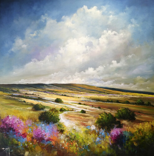 Le chemin vers les nuages van Eric Bruni, Schilderij te koop op Singulart