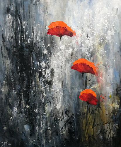Ardeur éphémère  #2 van Eric Bruni, Schilderij te koop op Singulart