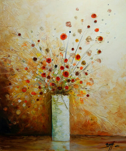Bouquet d'automne van Eric Bruni, Schilderij te koop op Singulart
