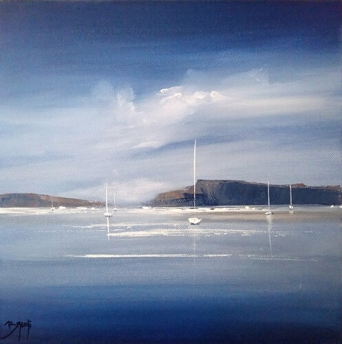 Horizon par Eric Bruni, Peinture en vente sur Singulart