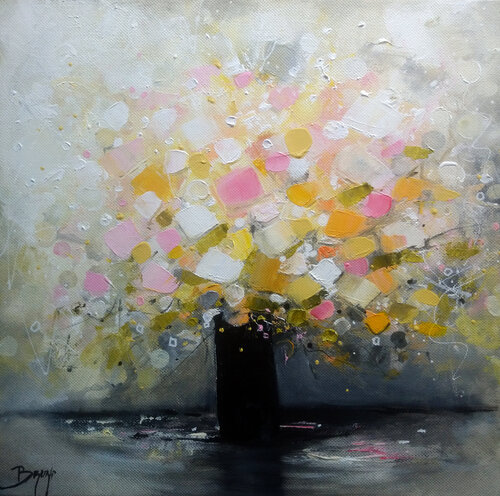 Brassée de fleurs douces by Eric Bruni, Painting for Sale on Singulart