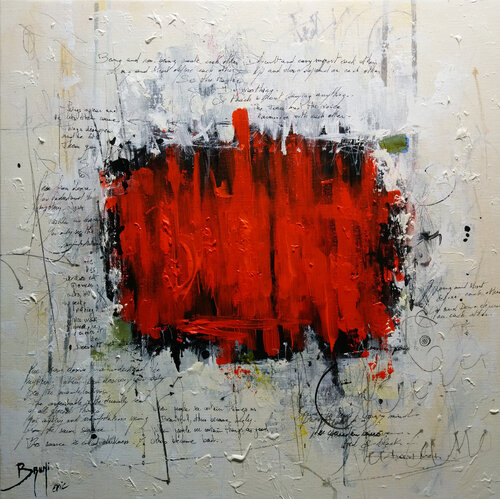 Just in the center di Eric Bruni, Pittura in vendita su Singulart
