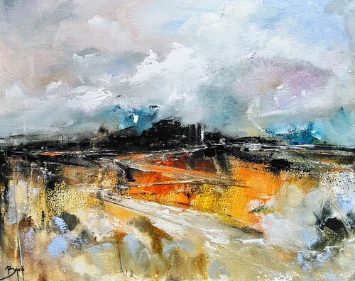 Au loin par Eric Bruni, Peinture en vente sur Singulart