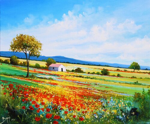 Paysage en fleurs Eric Bruni