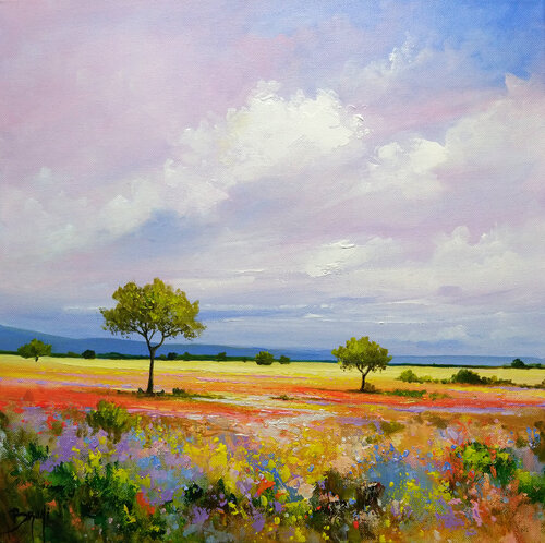 Couleurs printanières van Eric Bruni, Schilderij te koop op Singulart