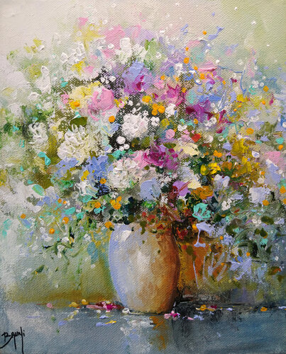 Douces fleurs van Eric Bruni, Schilderij te koop op Singulart