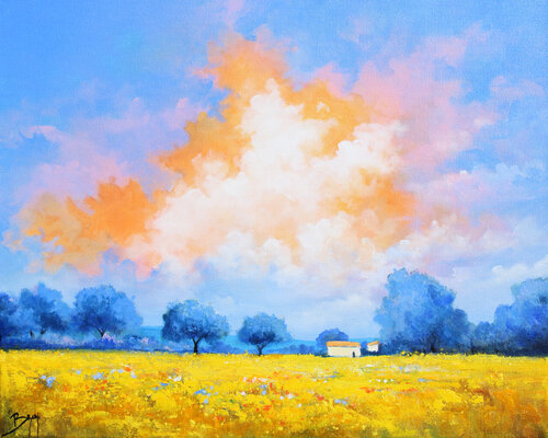 Percée de ciel van Eric Bruni, Schilderij te koop op Singulart