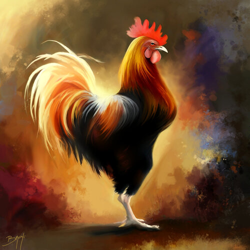 Le roi de la basse-cour von Eric Bruni, Digital kaufen auf Singulart