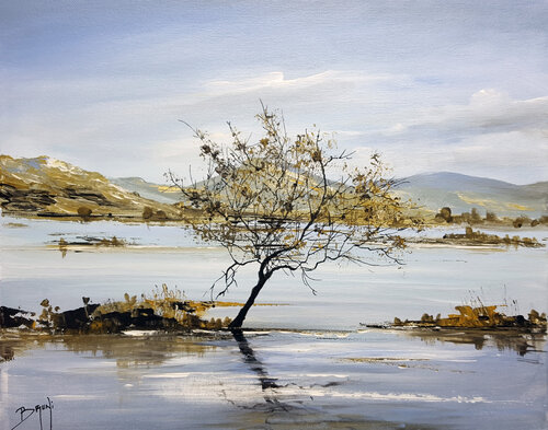 Au milieu du marais par Eric Bruni, Peinture en vente sur Singulart