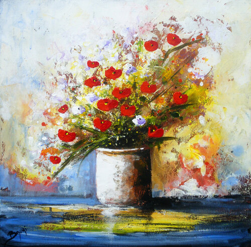 Bouquet sauvage par Eric Bruni, Peinture en vente sur Singulart