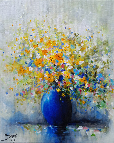 Sérénade florale van Eric Bruni, Schilderij te koop op Singulart