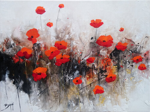 Énergie florale von Eric Bruni, Malerei kaufen auf Singulart