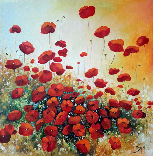 Ruby Fields van Eric Bruni, Schilderij te koop op Singulart