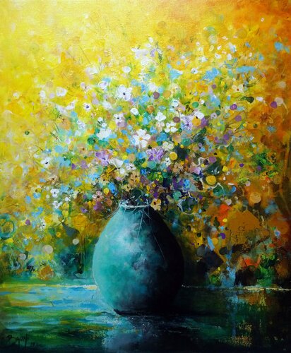 Bouquet d'espérance van Eric Bruni, Schilderij te koop op Singulart
