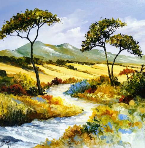 Chemin parfumé van Eric Bruni, Schilderij te koop op Singulart