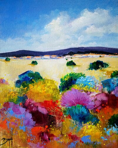 Parfum d'été di Eric Bruni, Pittura in vendita su Singulart