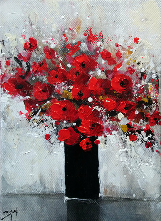 Bouquet de coquelicots Eric Bruni