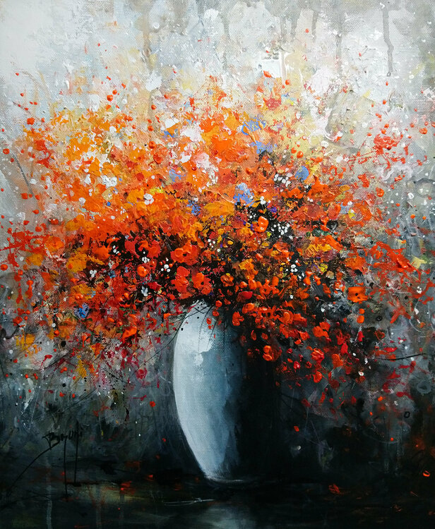 Bouquet "Braise incandescente" Eric Bruni