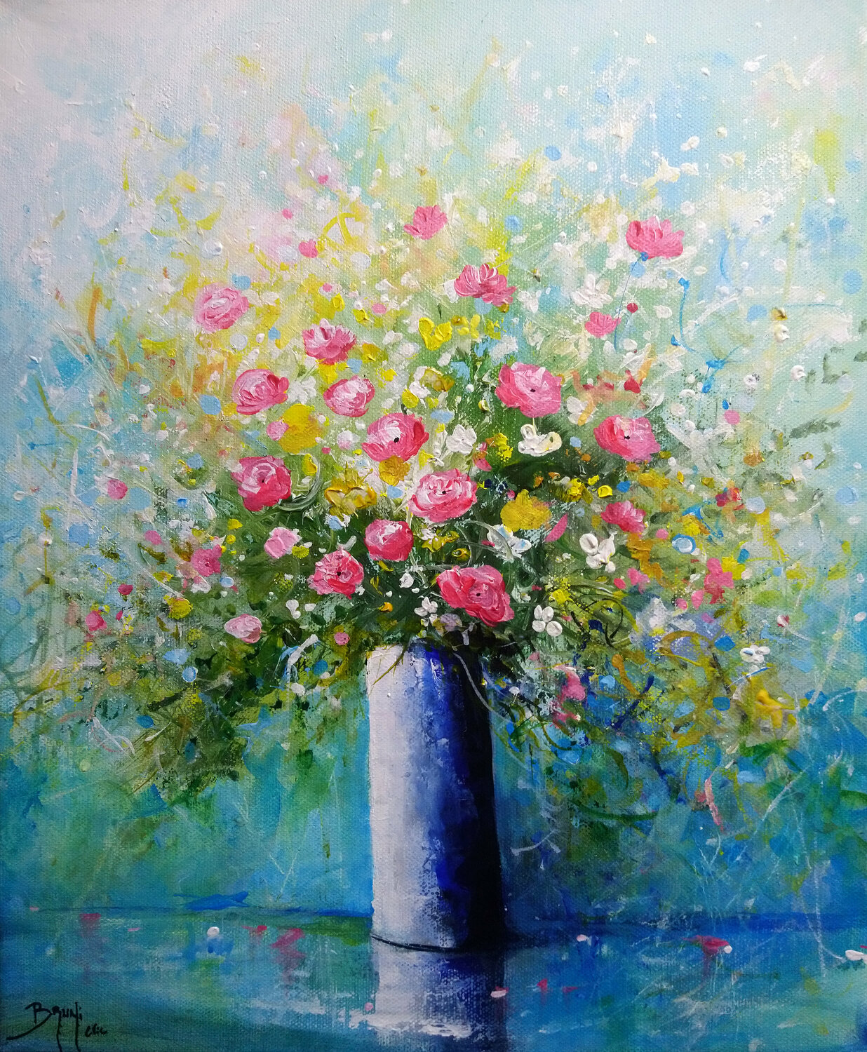 Bouquet de roses sauvages Eric Bruni