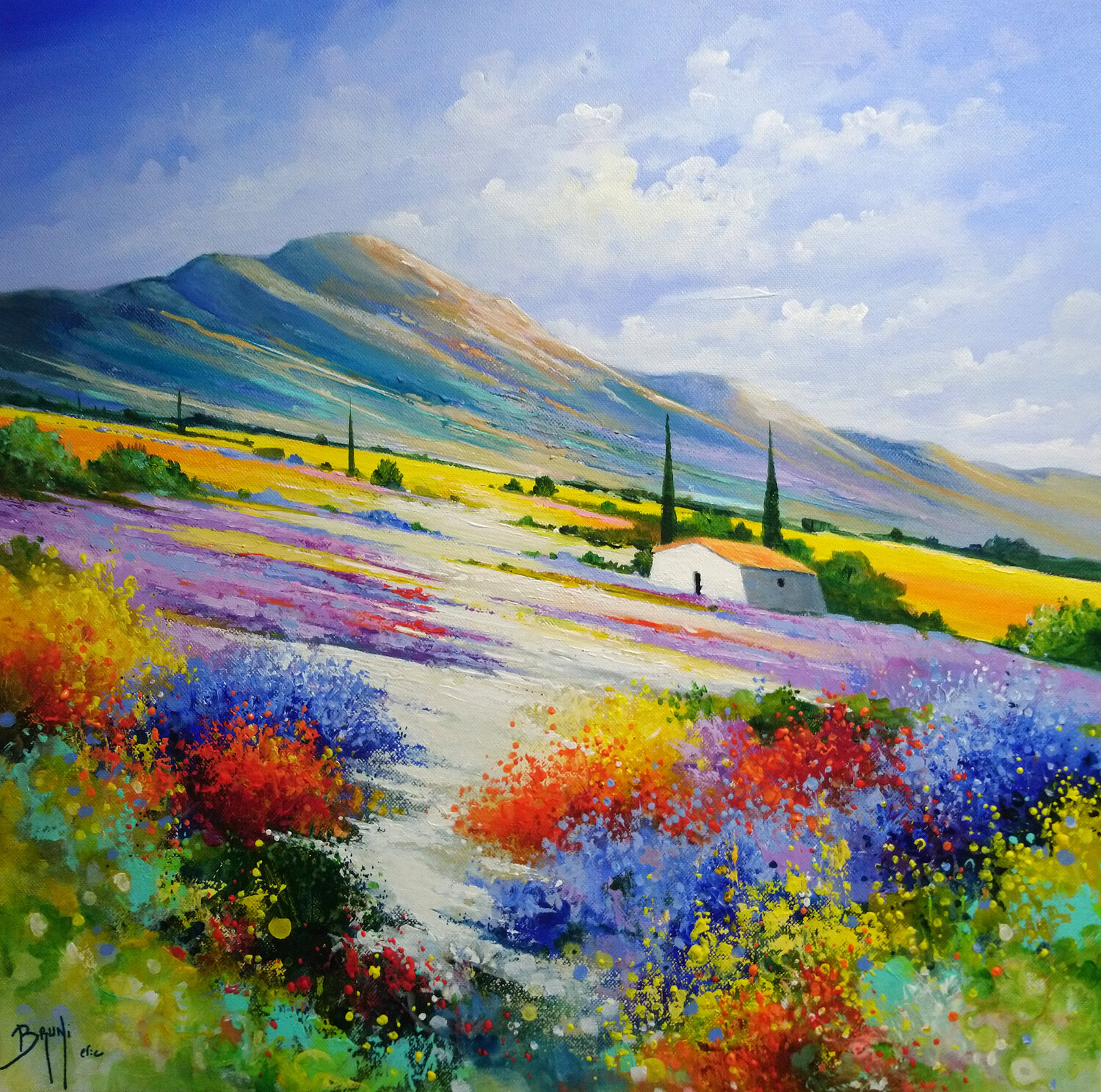 Chemin lumineux Eric Bruni