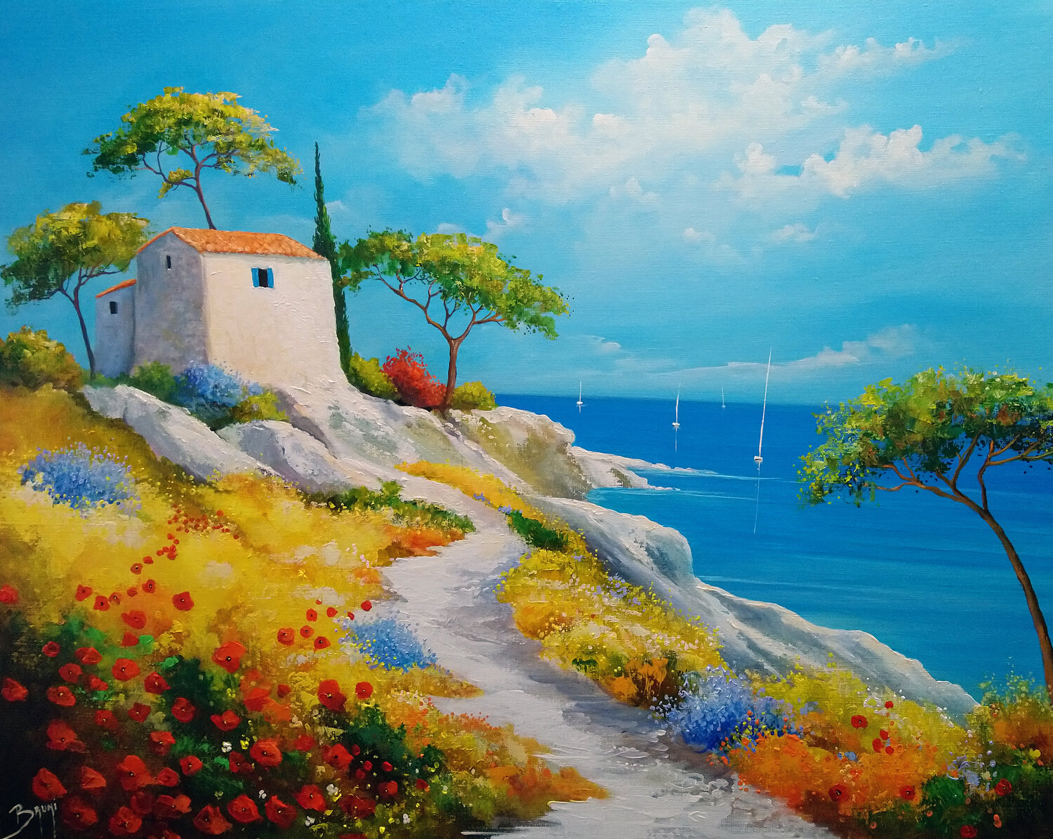 Mas en bord de mer Eric Bruni