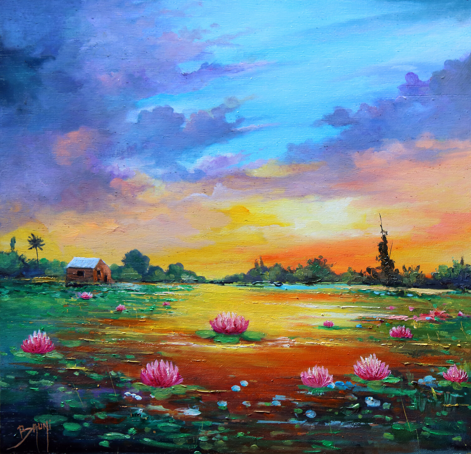 Lotus et Lueur Dorée