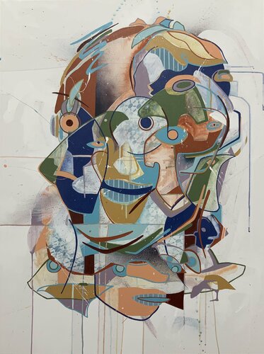 footplant / I’ll know my song well before I start singin’ by Eric Wixon, Painting for Sale on Singulart